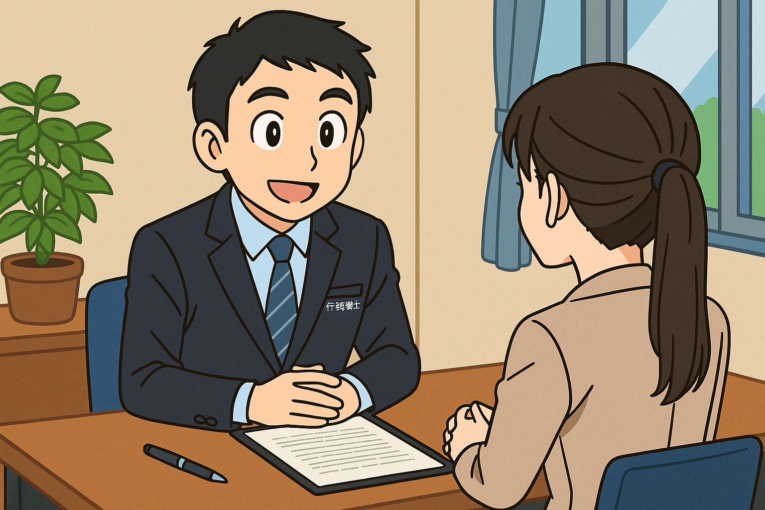 行政書士登録申請中